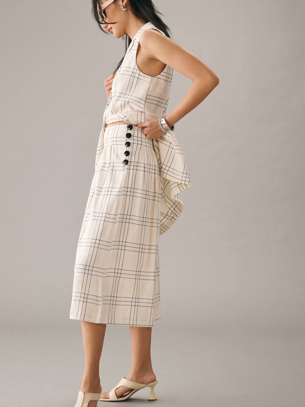 Maeve Pleated Culottes - Picture 3 of 6